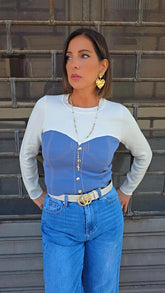 MAGLIA CORSETTO BIANCA